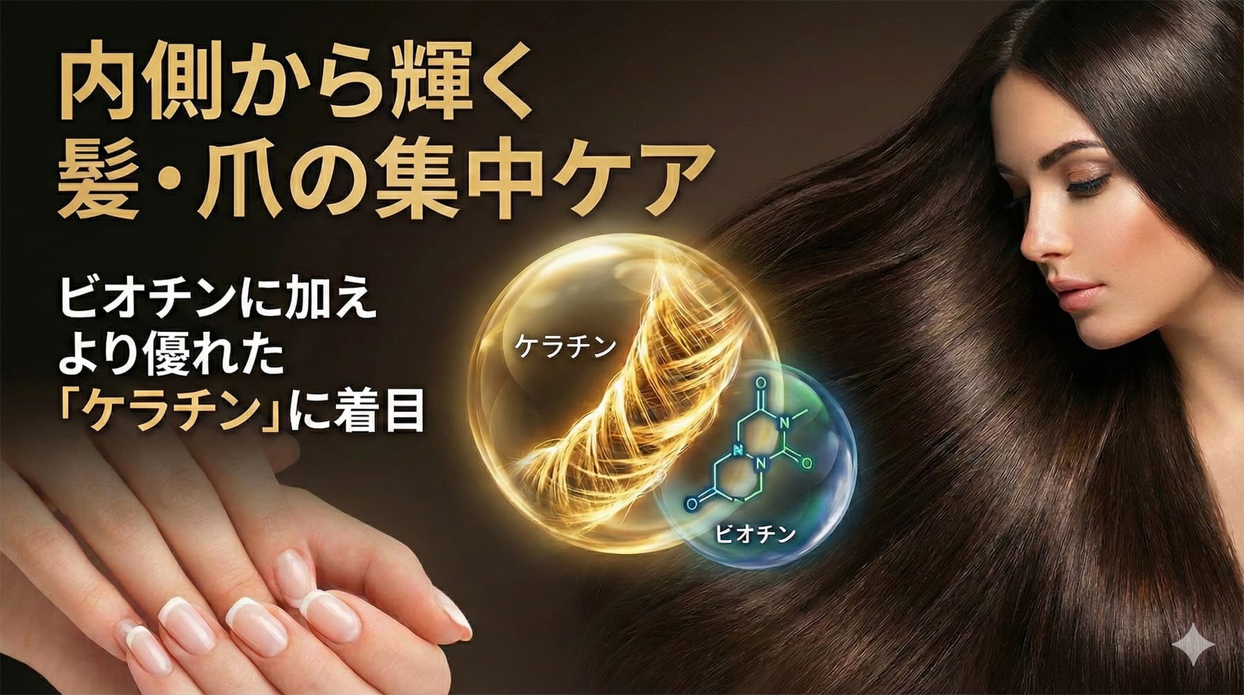 ケラチンという成分が重要なことを発見。