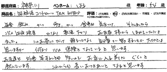 グルコティーレビュー3