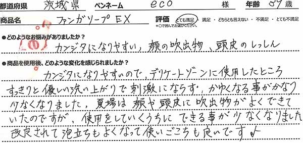 ファンガソープEXレビュー2